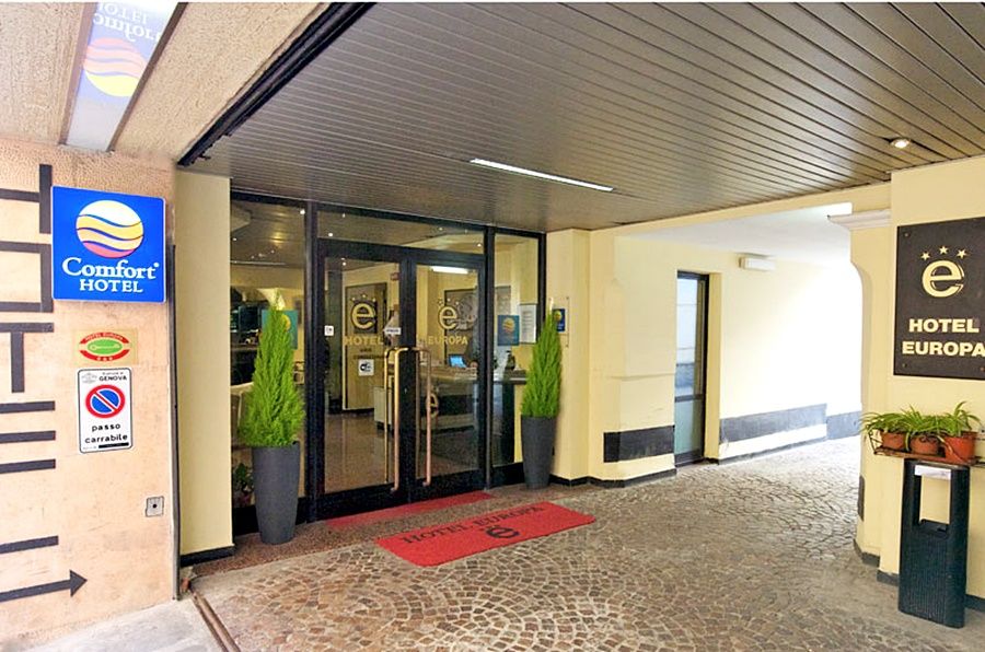 Hotel Europa Генуя Экстерьер фото